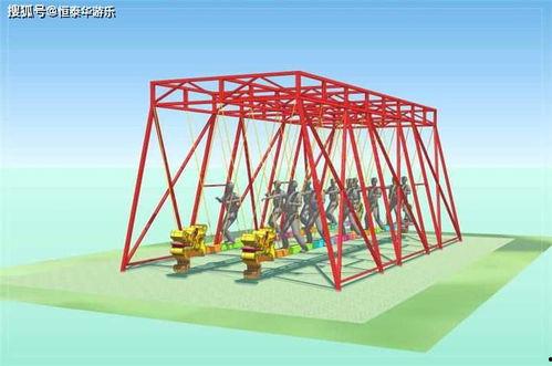 网红大秋千,挑战极限的空中乐园
